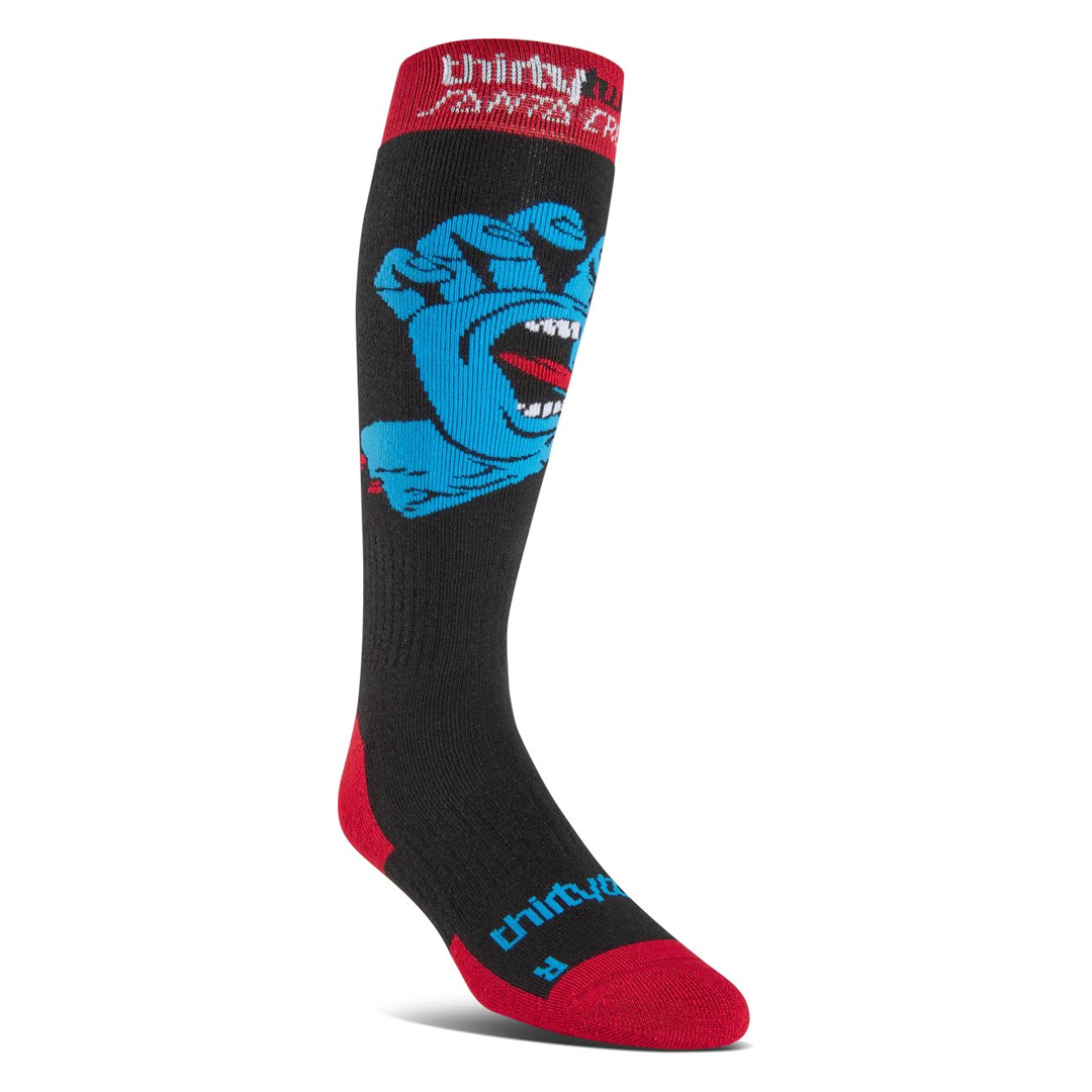 THIRTYTWO SANTA CRUZ SOCKS BLACK Ballistyx Board Store