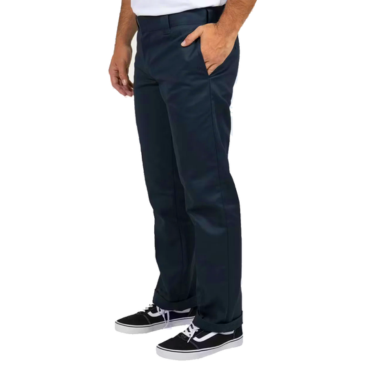 DICKIES 873 SLIM STRAIGHT FIT PANTS - DARK NAVY