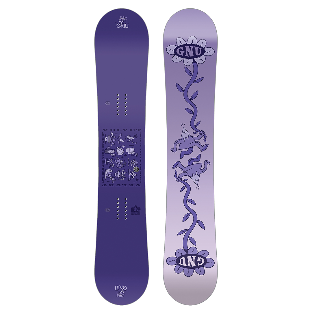 GNU VELVET 2025 WOMENS SNOWBOARD