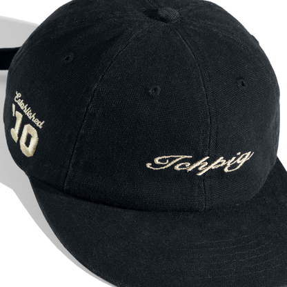 ICHPIG LEGACY 6 PANEL HAT BLACK/GOLD