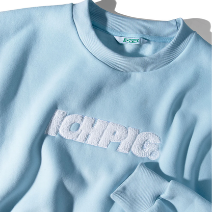 ICHPIG CHENILLE CREW ICE WHITE