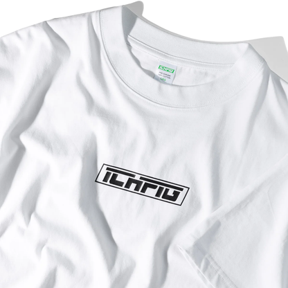 ICHPIG STRIKE LOGO TEE WHITE/BLACK