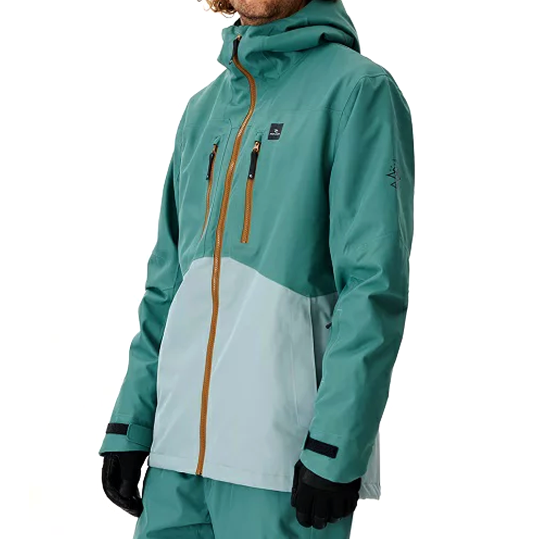 RIP CURL FREERIDE SEARCH SNOW JACKET BLUE STONE