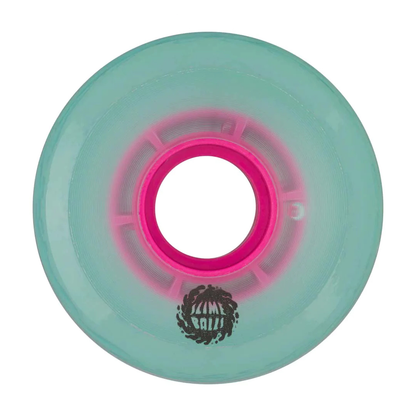 SLIME BALLS OG SLIME CHROME 78A WHEELS TRANSLUCENT GREEN - 60MM