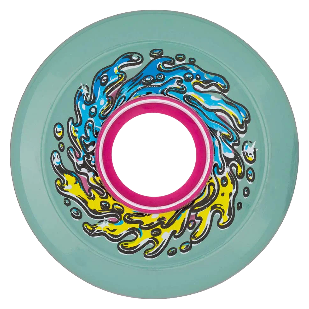 SLIME BALLS OG SLIME CHROME 78A WHEELS TRANSLUCENT GREEN - 60MM