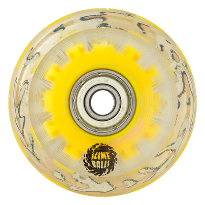 SLIME BALLS LIGHT UP 78A WHEELS RED/YELLOW - 60MM