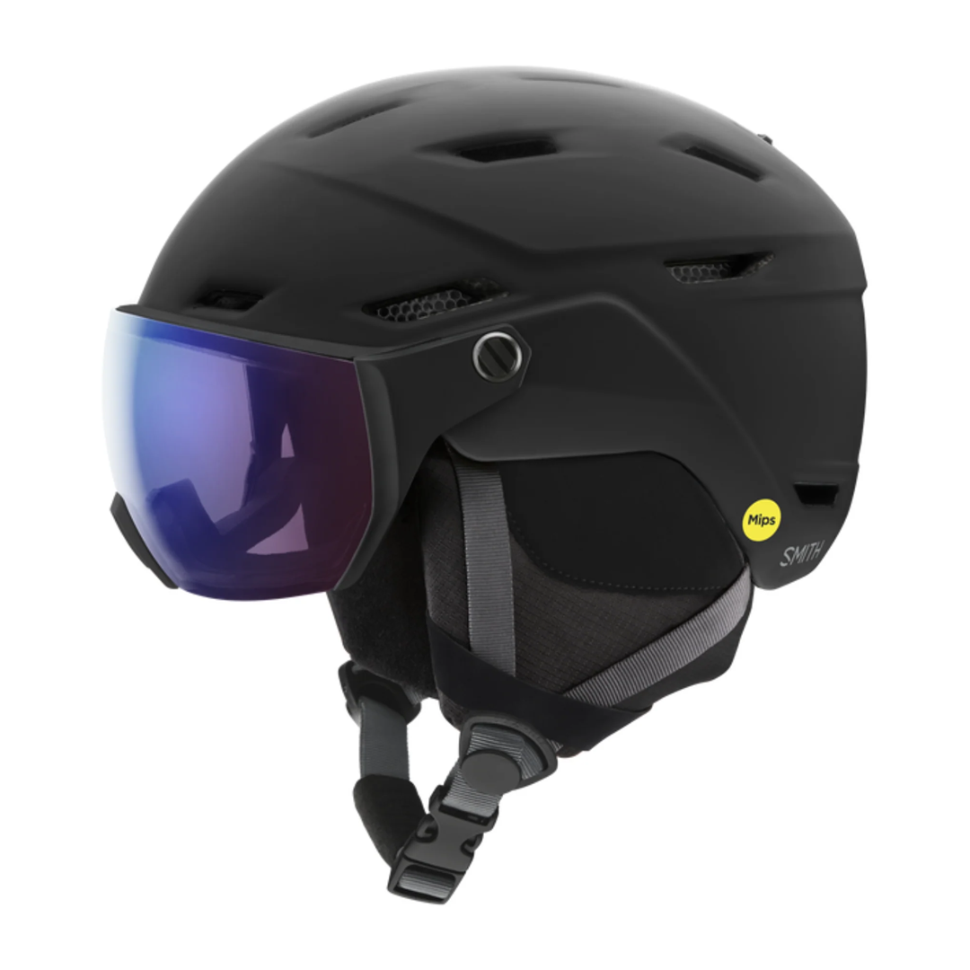 SMITH SURVEY HELMET MATTE BLACK w/ROSE FLASH LENS