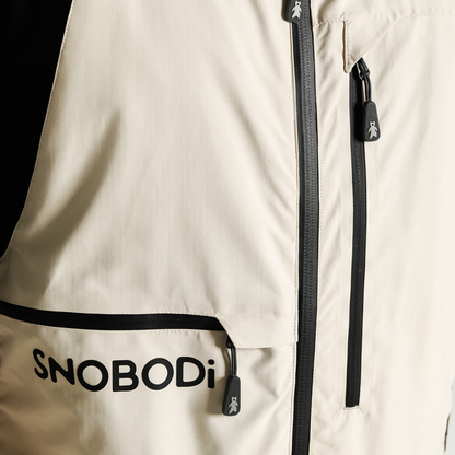 SNOBODI BOMA BIB SNOW PANTS CREAM