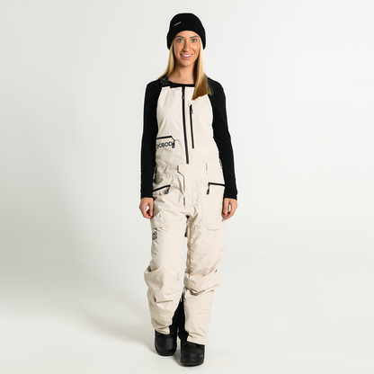 SNOBODI BOMA BIB SNOW PANTS CREAM