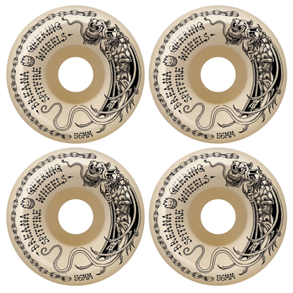 SPITFIRE F4 CONICAL FULL TORMENTOR 99D WHEELS - 56MM