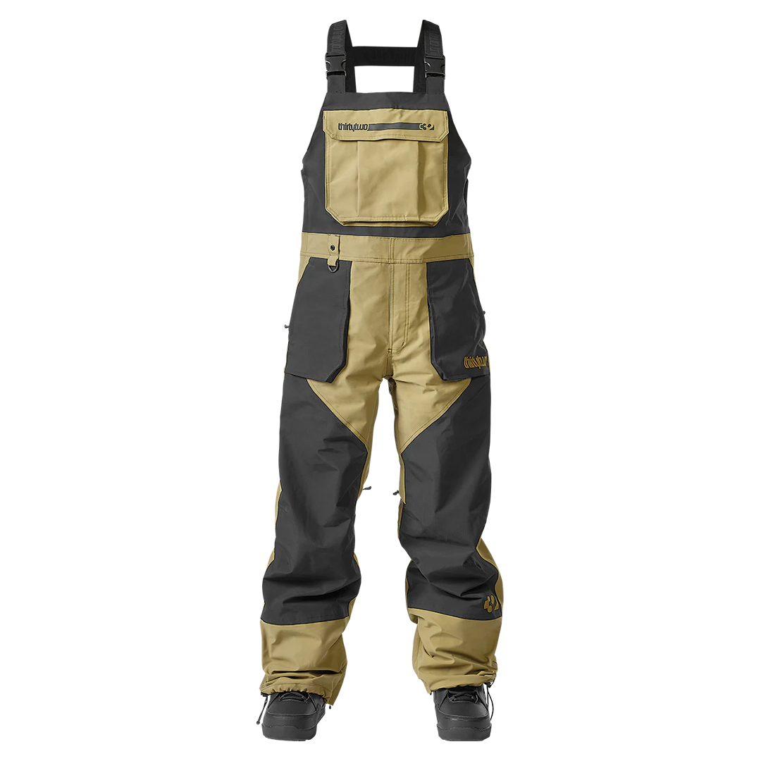 THIRTYTWO 2024 BASEMENT BIB BLACK/TAN