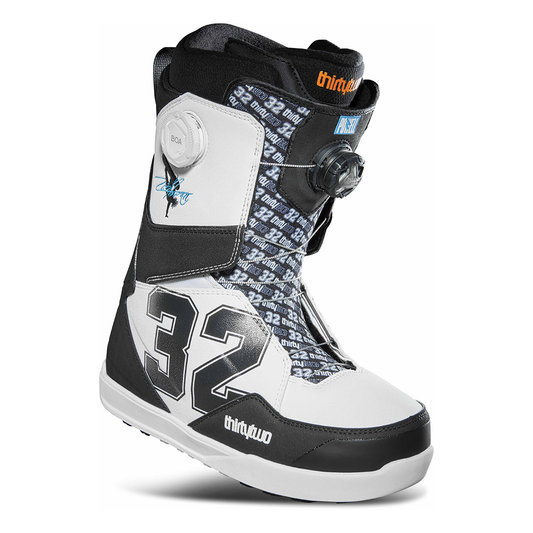 THIRTYTWO LASHED DOUBLE BOA X POWELL 2024 BOOTS WHITE/BLACK