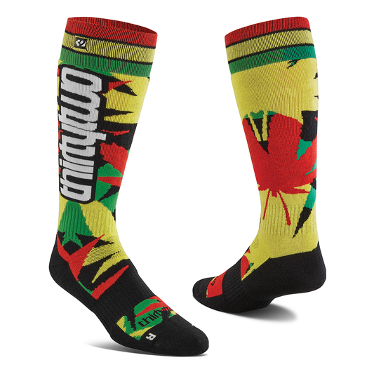 THIRTYTWO DOUBLE SOCKS BLACK/YELLOW