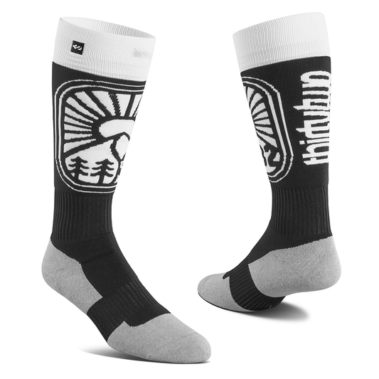 THIRTYTWO HALO SOCKS BLACK/WHITE