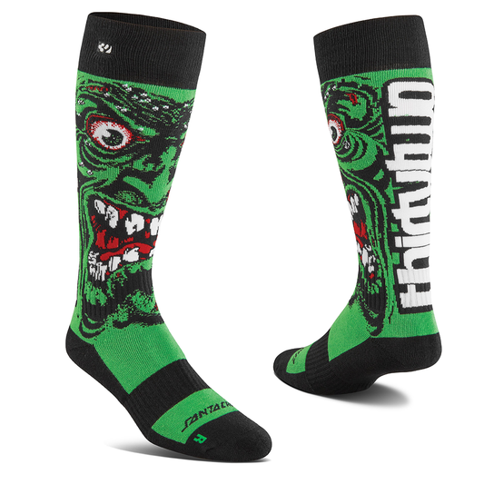 THIRTYTWO SANTA CRUZ SOCKS GREEN