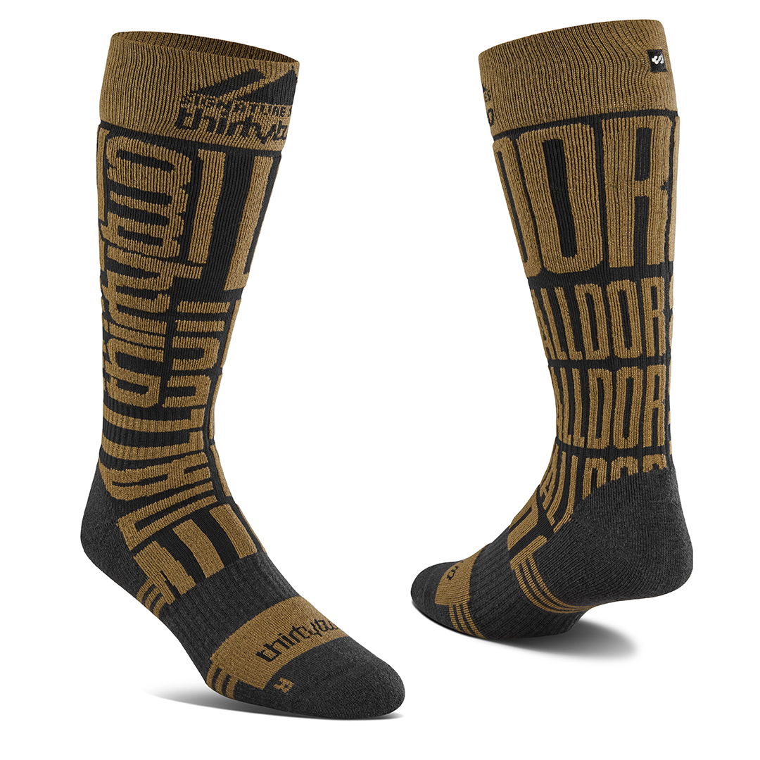 THIRTYTWO SIGNATURE MERINO SOCKS BLACK