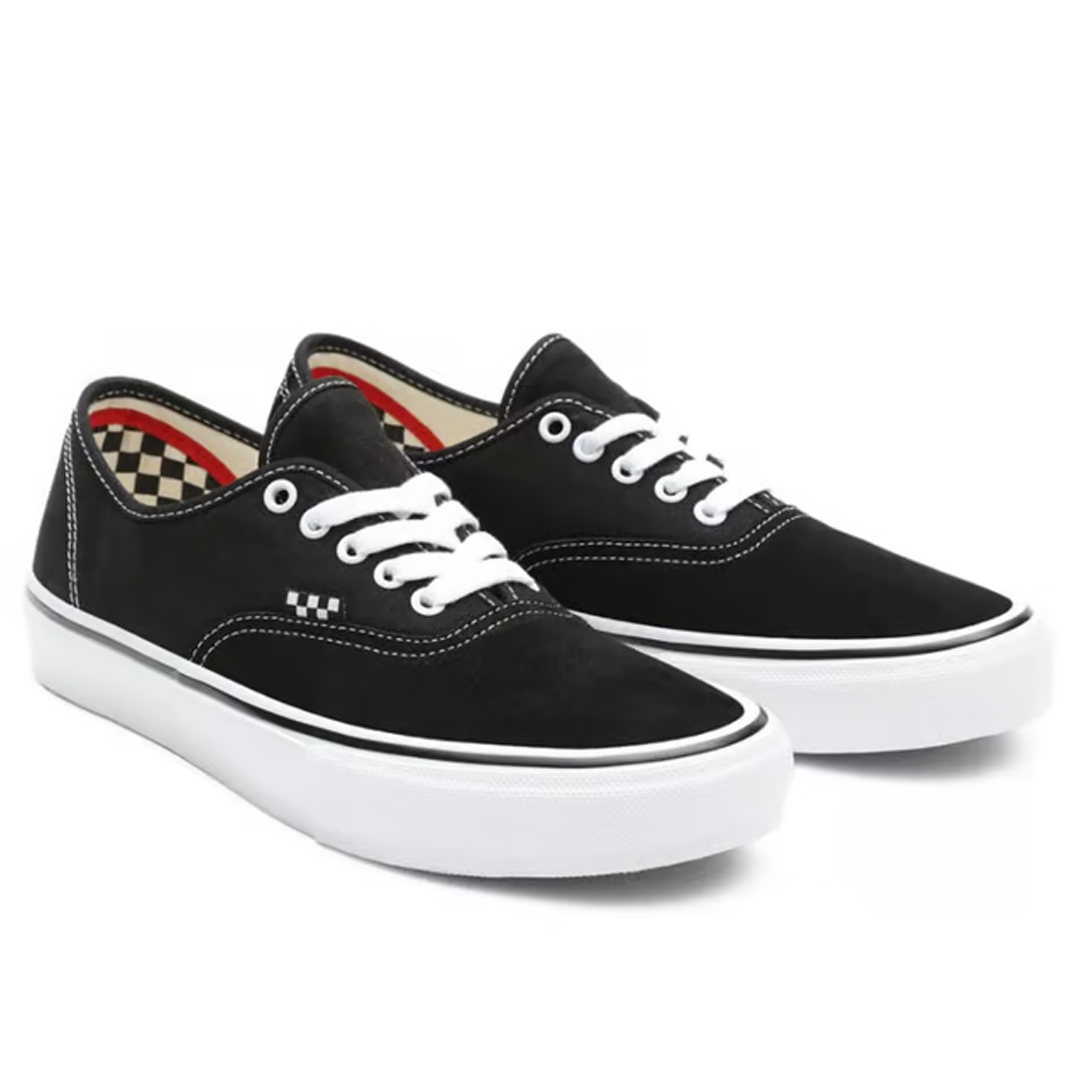 VANS SKATE AUTHENTIC SHOES - BLACK/WHITE