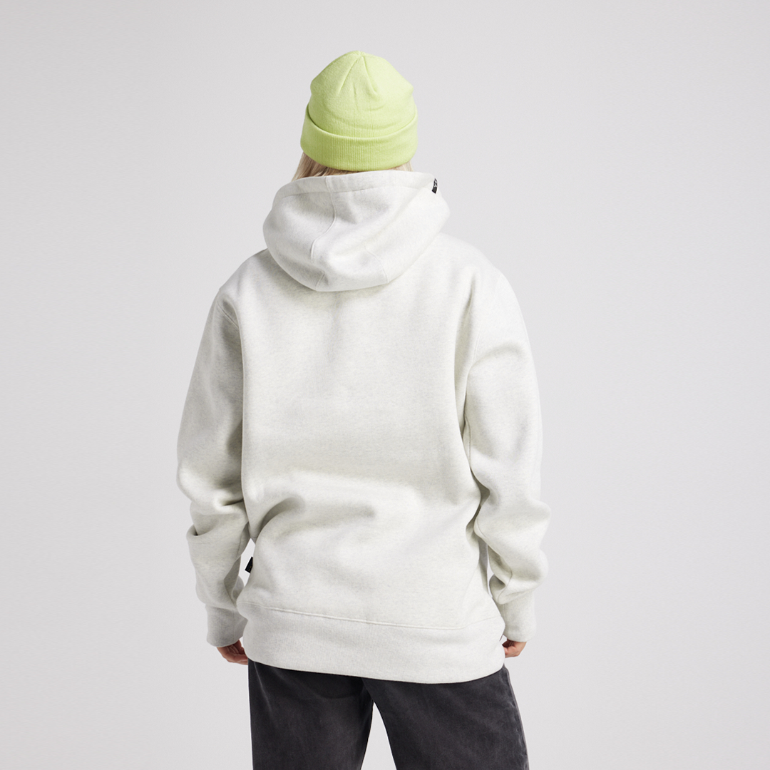 YUKI LOOP SHRED HOODIE SNOW MARLE