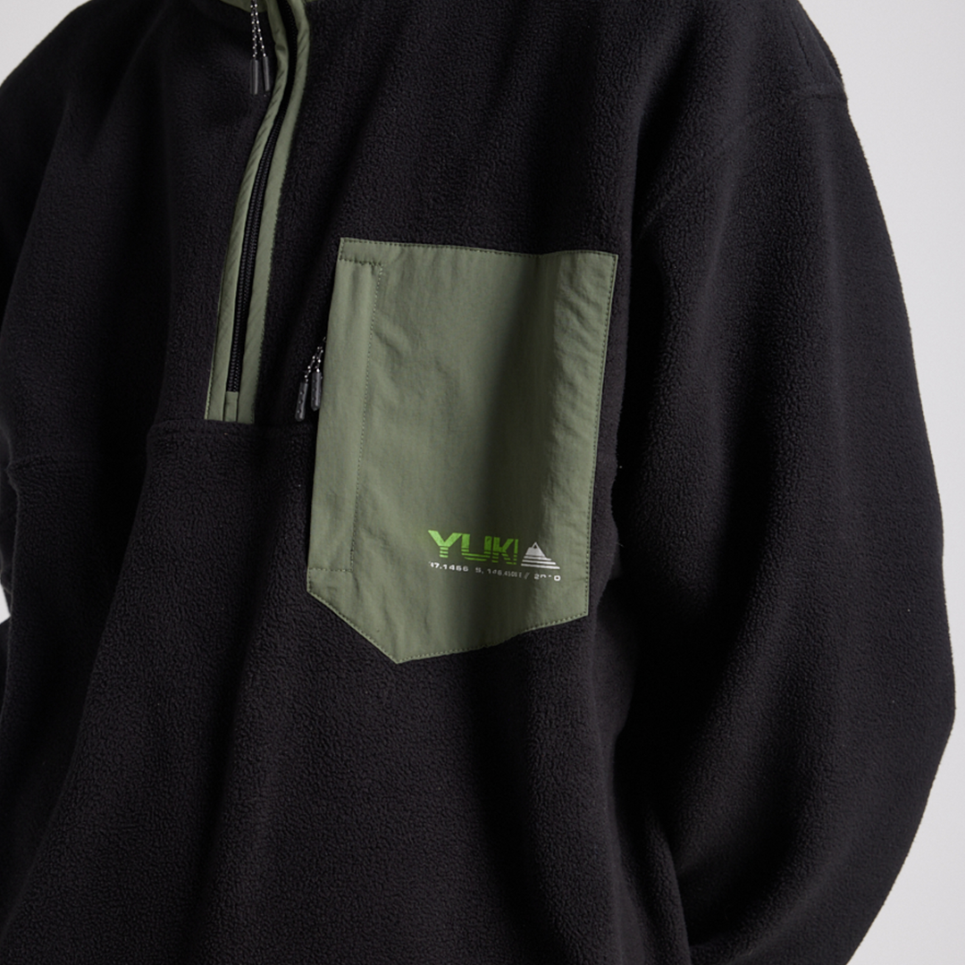 YUKI MONTE FLEECE BLACK