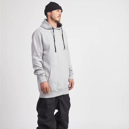 YUKI RELAXED OLD MATE HOODIE HEATHER GREY