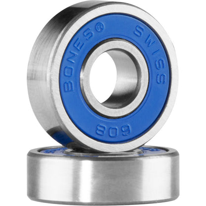 BONES - SUPER SWISS 6 BEARINGS (8 PACK)