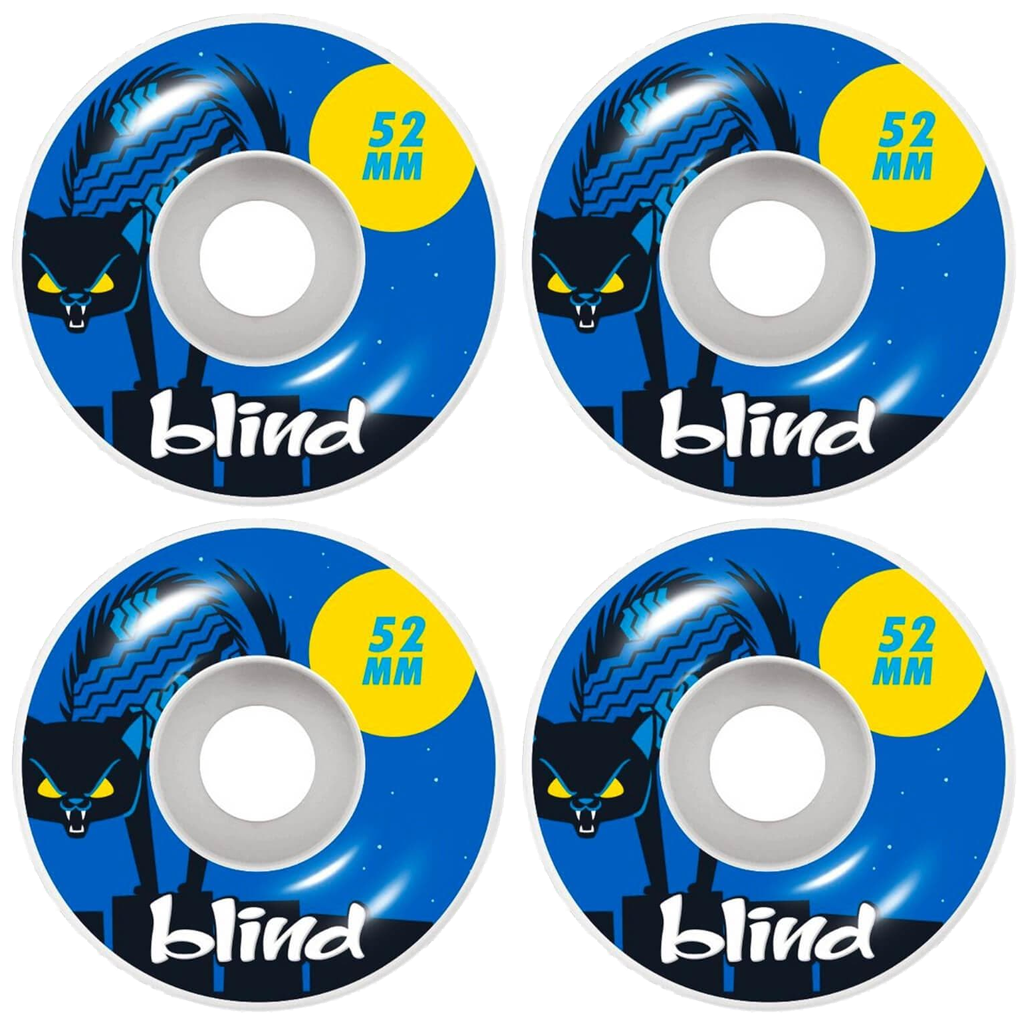 BLIND NINE LIVES WHEELS BLUE - 52MM