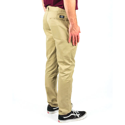 DICKIES 818 SLIM TWILL PANTS - DESERT SAND