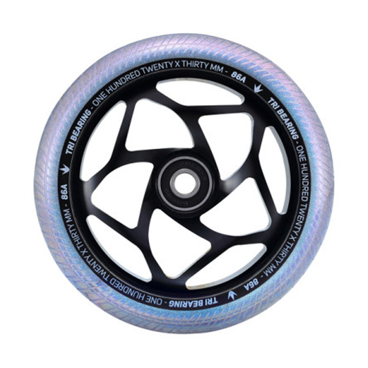 ENVY 120MM GAP CORE TRI-BEARING WHEELS PAIR 30MM - BLACK/GALAXY