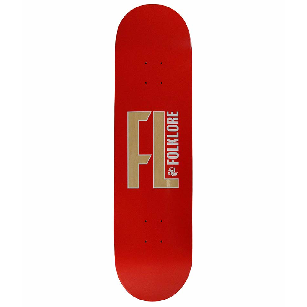 FOLKLORE TECH WARM PRESS DECK - RED