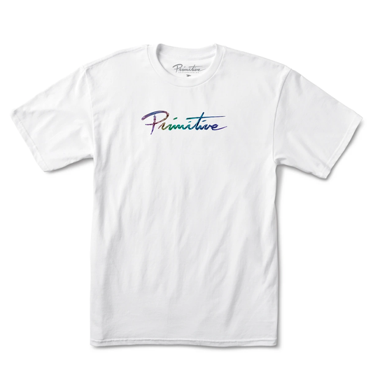 PRIMITIVE NUEVO LIQUID TEE - WHITE