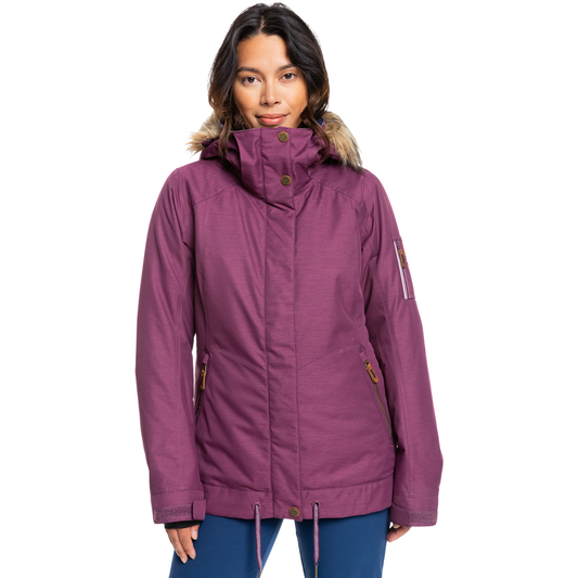 ROXY MEADE WOMENS JACKET PRUNE