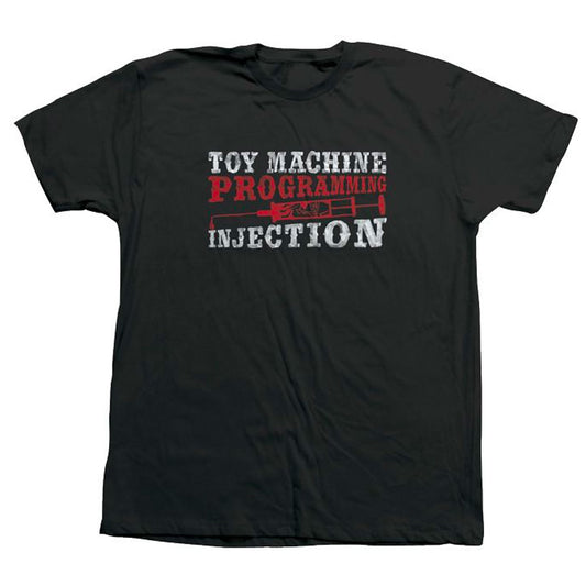 TOY MACHINE PROGRAMMING INJECTION TEE - BLACK