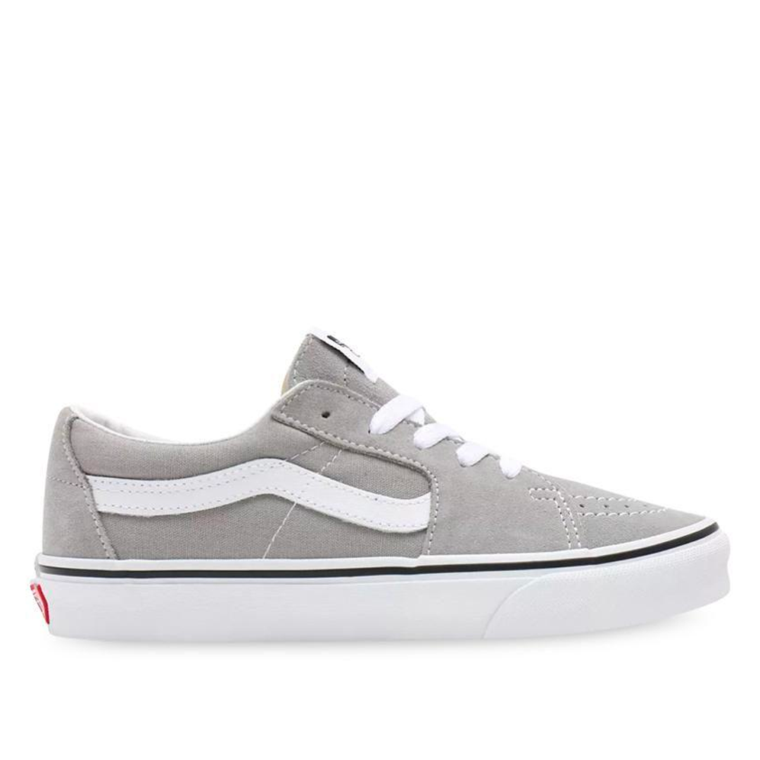 VANS SK8 LOW PRO SHOES - DRIZZLE/TRUE WHITE